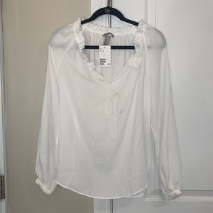 NWT H&M White Blouse